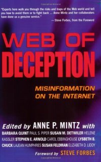 cover of the book Web of Deception: Misinformation on the Internet