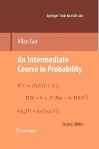 cover of the book An Intermediate Course in Probability