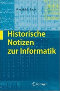 cover of the book Historische Notizen zur Informatik