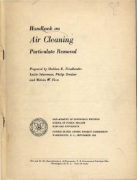 cover of the book Handbook on Air Cleaning Particulate Removal