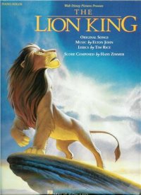 cover of the book The Lion King. Piano Solos