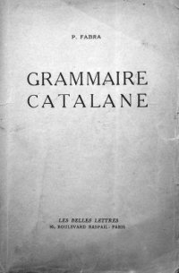 cover of the book Grammaire catalane