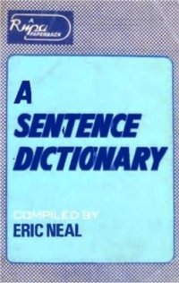 cover of the book A Sentence Dictionary