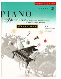 cover of the book Piano Adventures. Christmas book. Level 3a