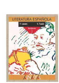 cover of the book Literatura española. Bachillerato 3