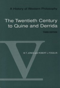 cover of the book A History of Western Philosophy: The Twentieth Century to Quine and Derrida, Volume V