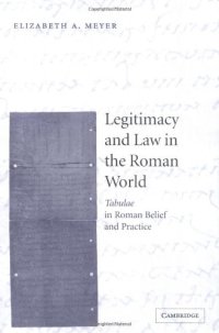 cover of the book Legitimacy law roman world