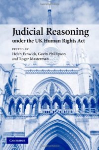 cover of the book Judicial reasoning under UK