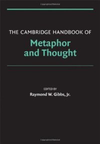 cover of the book The Cambridge Handbook of Metaphor and Thought