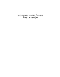 cover of the book Easy Landscapes (Watercolor for the Fun of It)