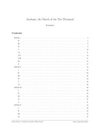 cover of the book Anabasis, the March of the Ten Thousand