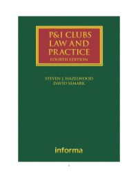 cover of the book P&I Clubs: Law and Practice