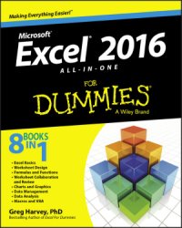 cover of the book Excel 2016: All-in-One For Dummies