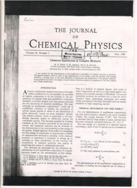 cover of the book Chemical equilibrium in complex mixtures