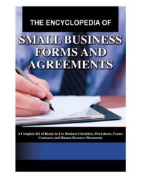 cover of the book The Encyclopedia of Small English Forms and Agreements