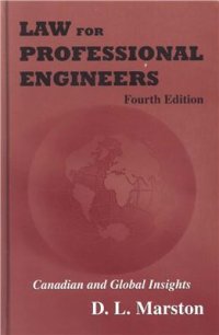 cover of the book Law for Professional Engineers