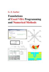 cover of the book Foundations of Excel VBA Programming and Numerical Methods