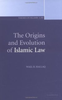 cover of the book Origins evolution islamic law