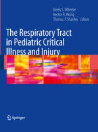 cover of the book The Respiratory Tract in Pediatric Critical Illness and Injury