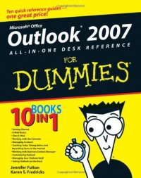 cover of the book Outlook 2007 AIO Desk Reference for Dummies