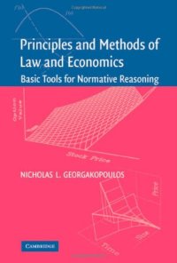 cover of the book Principles methods law and economics