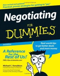 cover of the book Negotiating for Dummies