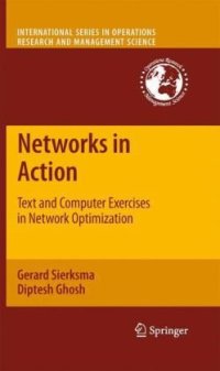 cover of the book Networks in action: text and computer exercises in network optimization