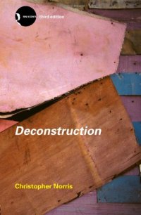 cover of the book Norris - Deconstruction -Theory and Practice