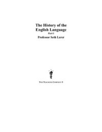 cover of the book Lectures The History of the English Language