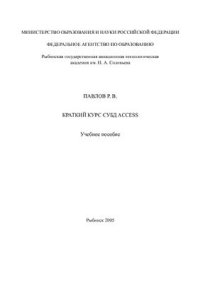 cover of the book Краткий курс СУБД Access