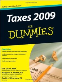 cover of the book Taxes 2009 for Dummies