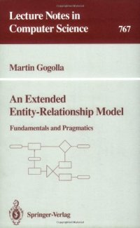 cover of the book An Extended Entity-Relationship Model: Fundamentals and Pragmatics