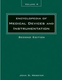 cover of the book Encyclopedia of Medical Devices and Instrumentation, 6 Volume Set