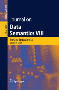 cover of the book Journal on Data Semantics VIII