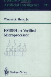 cover of the book FM8501: A Verified Microprocessor