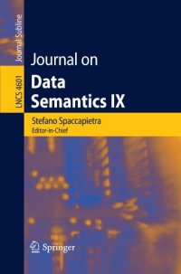 cover of the book Journal on Data Semantics IX