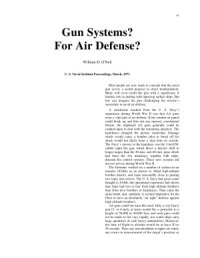 cover of the book Gun Systems? For Air Defense?