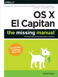 cover of the book OS X El Capitan: The Missing Manual