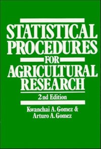 cover of the book Statistical Procedures for Agricultural Research