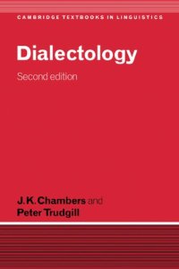 cover of the book Dialectology