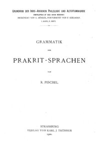 cover of the book Grammatik der Prakrit-Sprachen