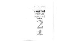 cover of the book Trestné právo hmotné. Zväzek 2.: Osobitná časť