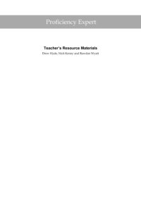 cover of the book Proficiency Expert - Teachers Resource Materials