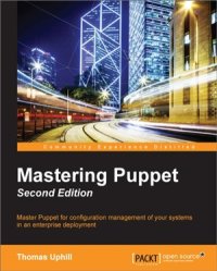 cover of the book Mastering Puppet