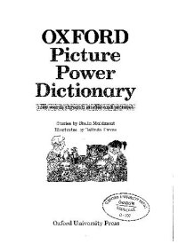 cover of the book Oxford Picture Power Dictionary