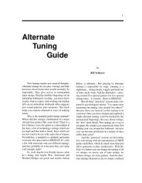 cover of the book Alternate Tuning Guide