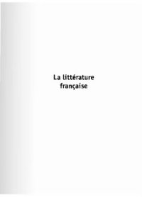 cover of the book La littérature française tout simplement