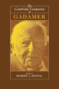 cover of the book The Cambridge Companion to Gadamer