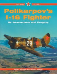 cover of the book Polikarpov's I-16 Fighter. Its Forerunners and Progeny