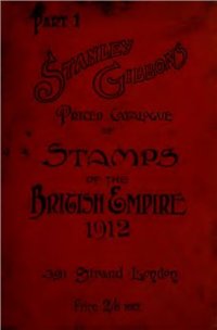 cover of the book Priced catalogue of stamps of the British Empire